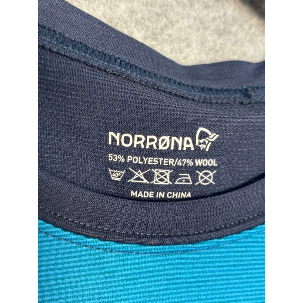Norrona Falketind Equaliser Merino Wool Base Layer Men's M Hiking Gorpcore Top